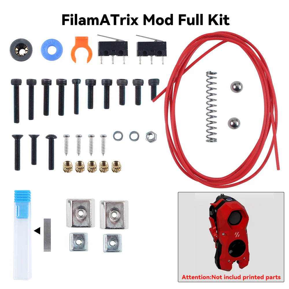 FilaMAtrix Kit Stealthburner toolhead filament cutting mod by Thunderkeys