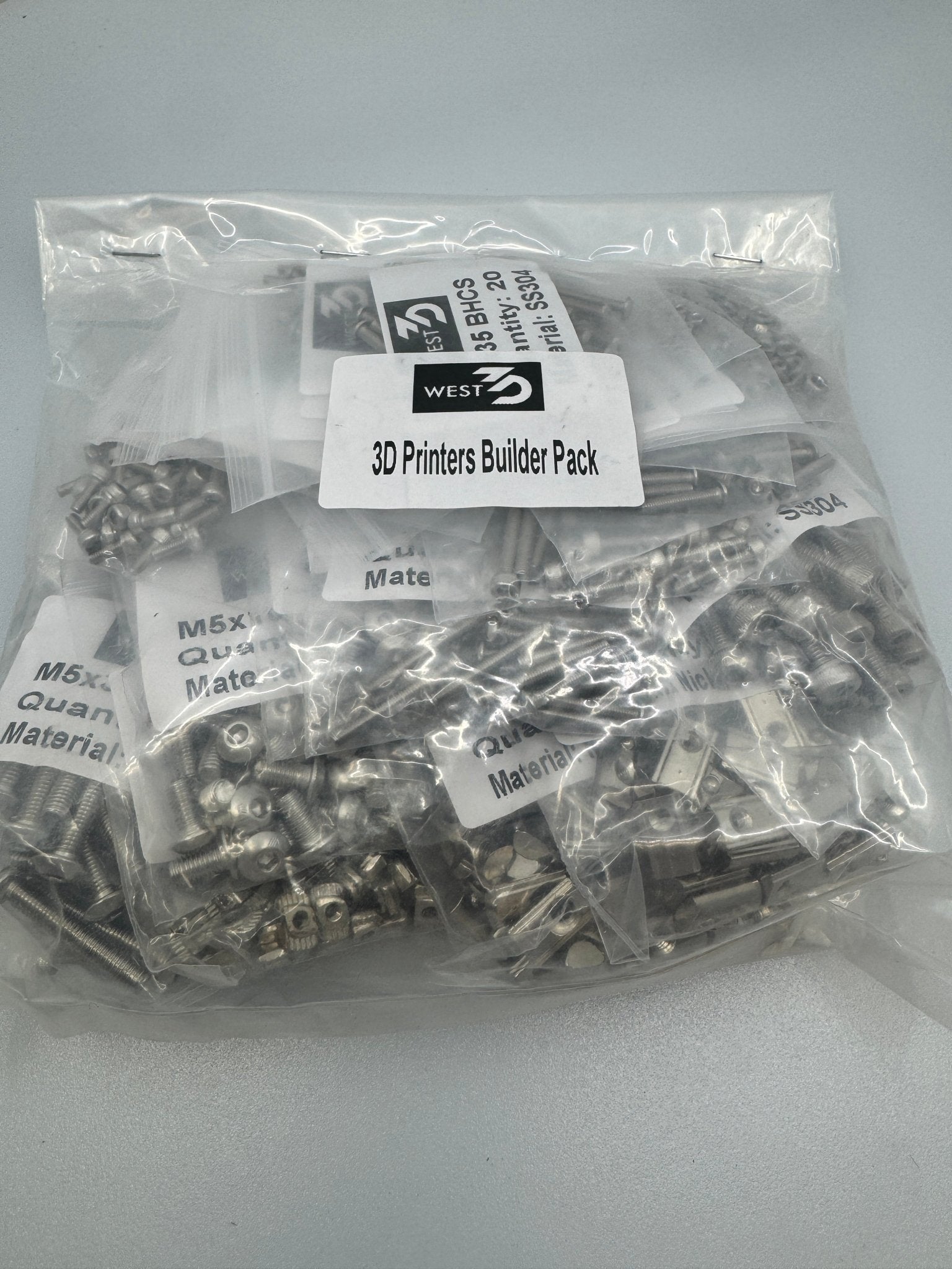 3D Printer Builders Hardware Pack - West3D 3D Printing Supplies - WEST3D