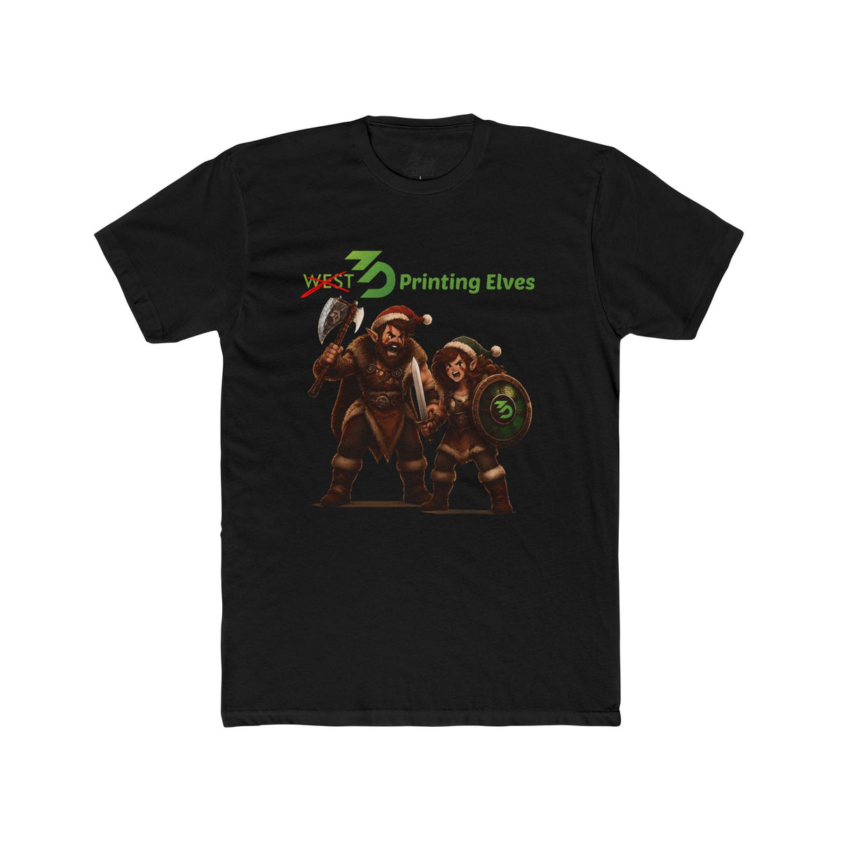 3D Printing Elves West3D Collaboration Tee - West3D 3D Printing Supplies - Printify