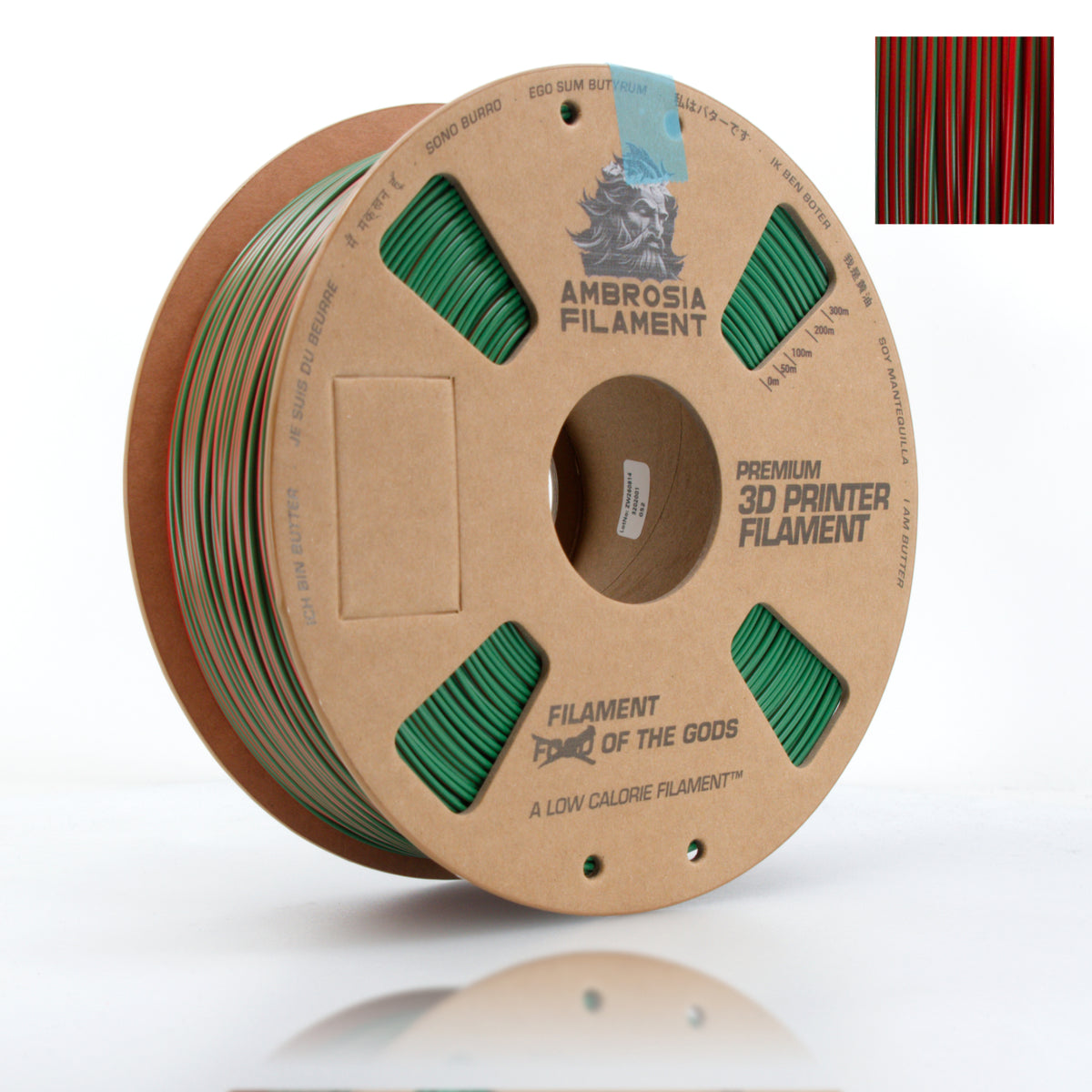 AMBROSIA ASA Filament of the Gods - 1KG Bambu AMS Friendly Cardboard Spools Premium 3D Printing Filament House ASA