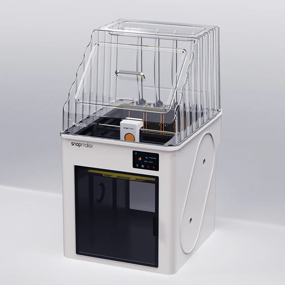 Biqu PopCap Tophat / Lid Enclosure for the Snapmaker U1 - with 4 Bonus Rolls of Filament