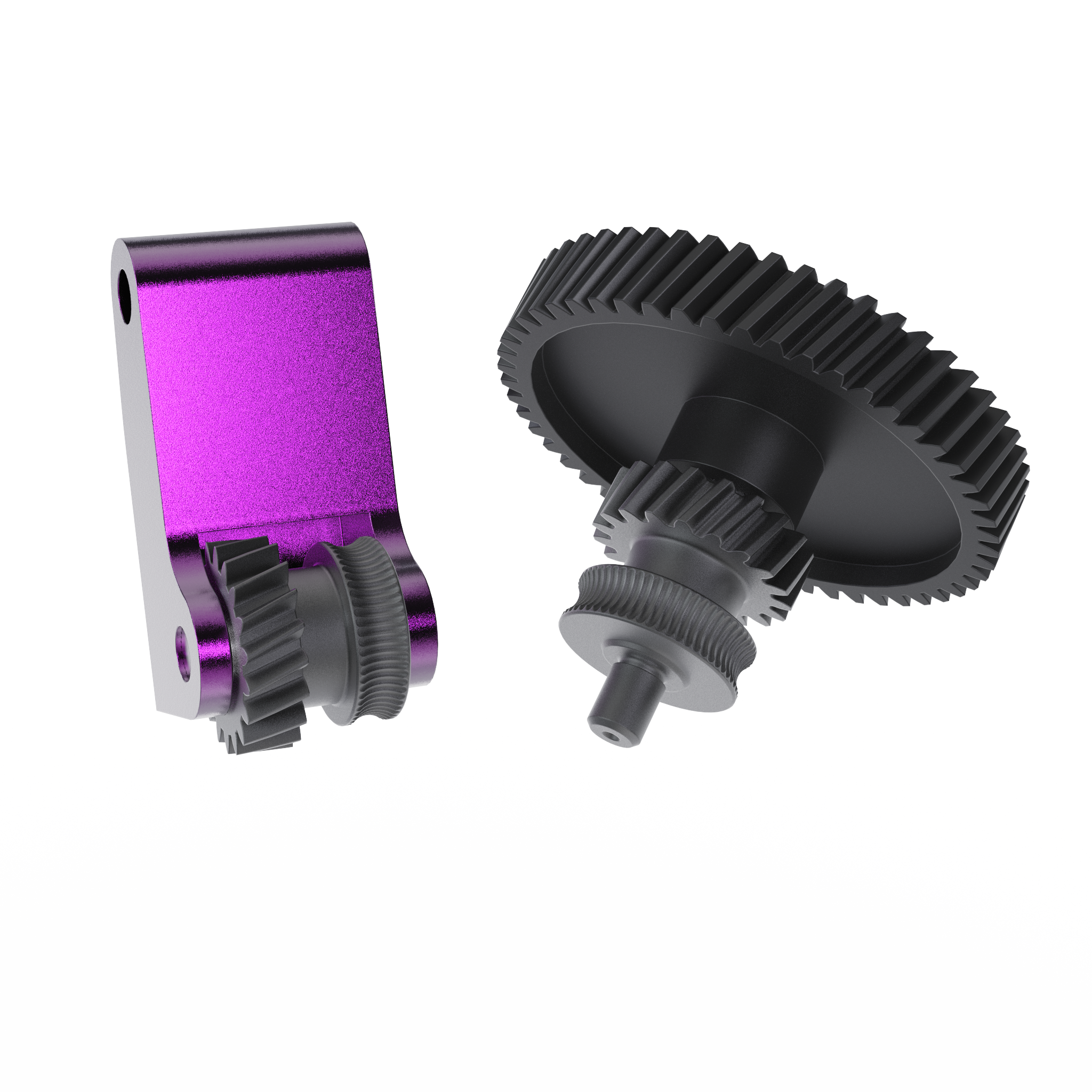 Bastion Coated Extruder Gears for Bambu Lab X1C, X1E, P1P & P1S