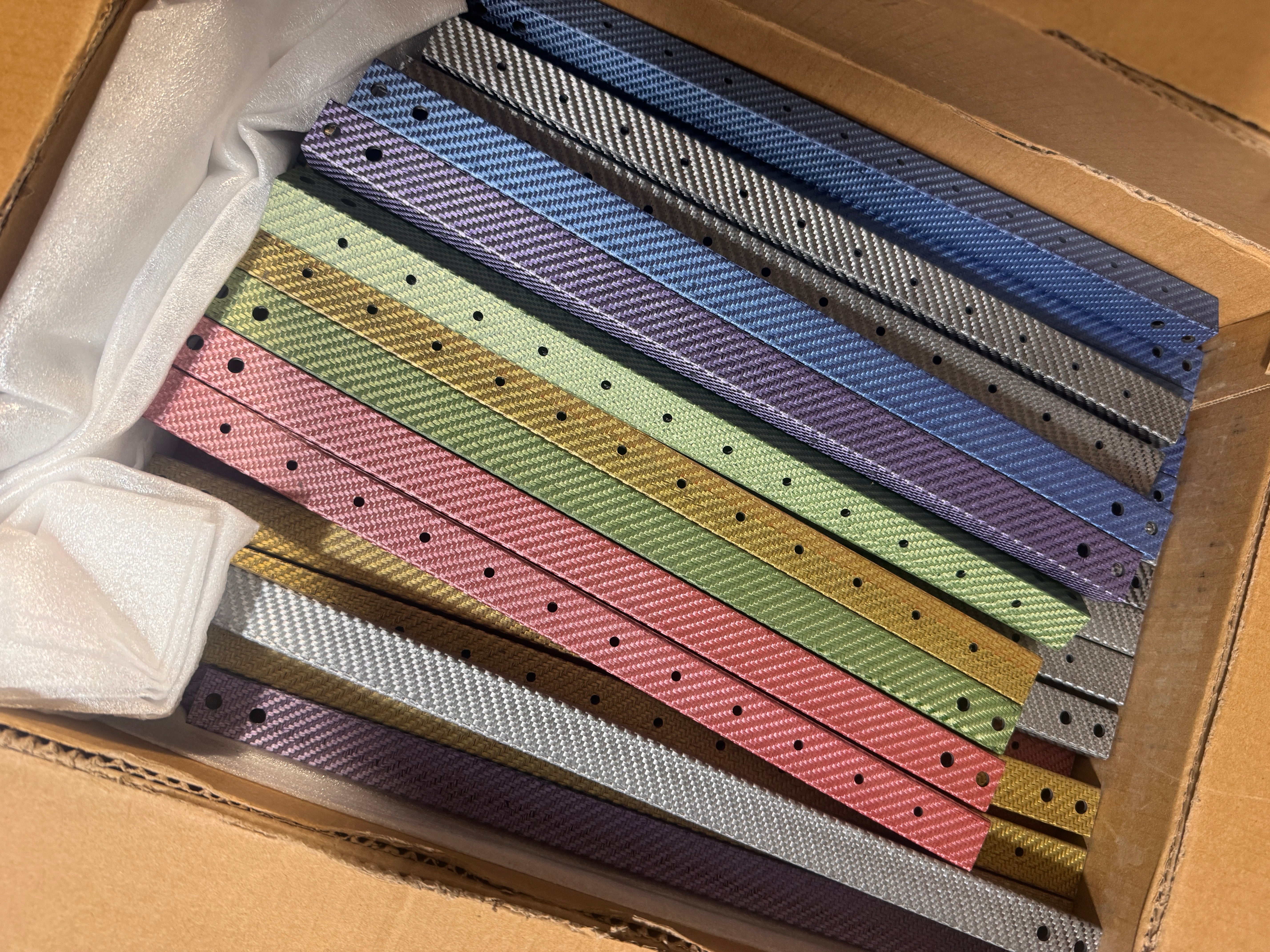 CLEARANCE B STOCK - Carbonara COLOR Carbon Fiber X Beam for Voron and Monolith Gantry 3D Printers