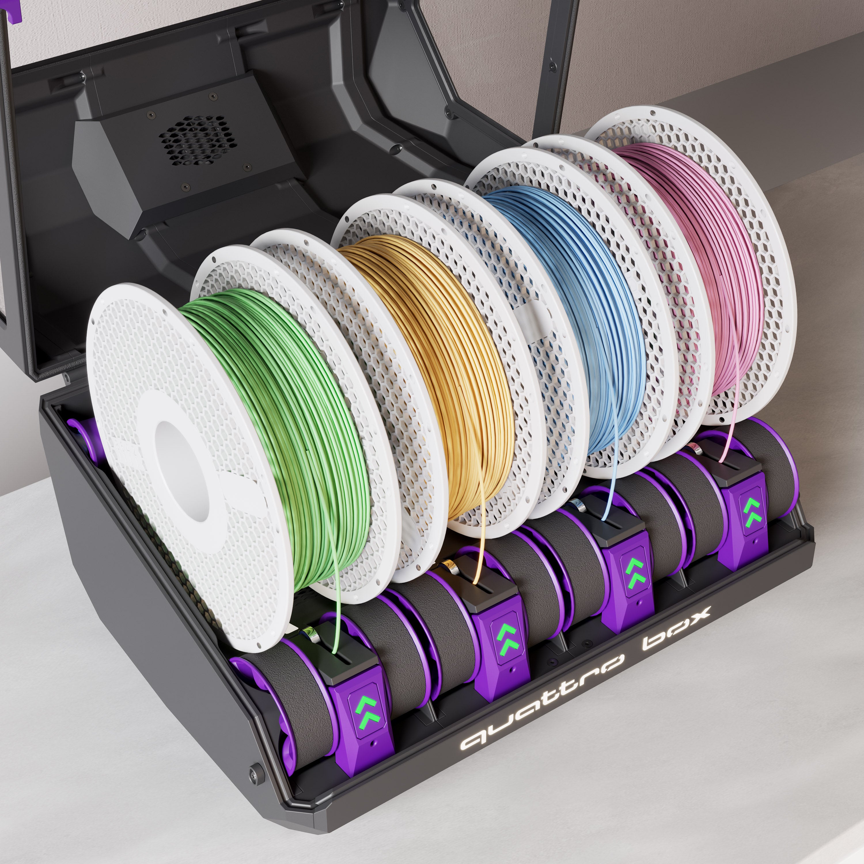 QuattroBox V2 Complete Kit with Chameleon, Dryer, and PSU
