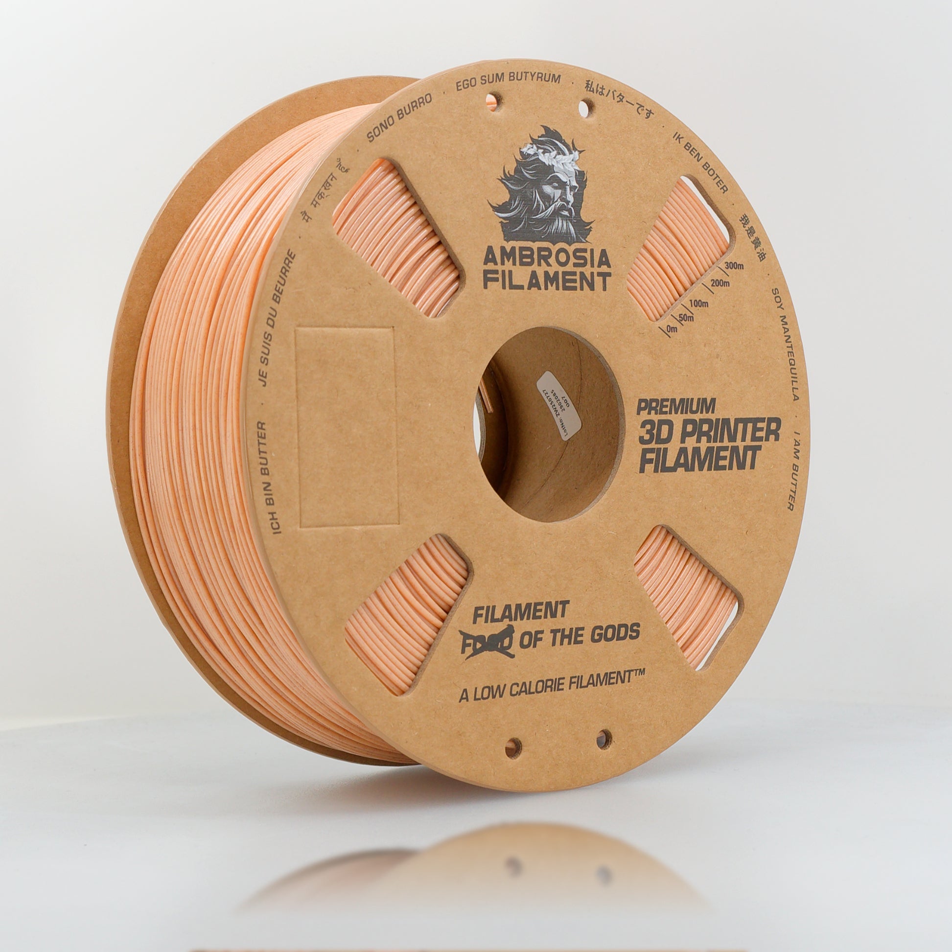 AMBROSIA ASA Galactic Filament of the Gods (Glitter / Sparkle) - 1KG Bambu AMS Friendly Cardboard Spools Premium 3D Printing Filament - West3D 3D Printing Supplies - AMBROSIA FILAMENT