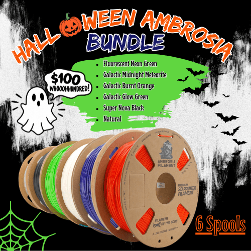 Ambrosia ASA Halloween Bundle - West3D 3D Printing Supplies - AMBROSIA FILAMENT