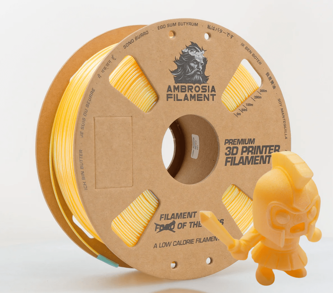 AMBROSIA Dolos Color Shifting ASA Filament of the Gods - 1KG Bambu AMS Friendly Cardboard Spools Premium 3D Printing Filament - West3D 3D Printing Supplies - AMBROSIA FILAMENT