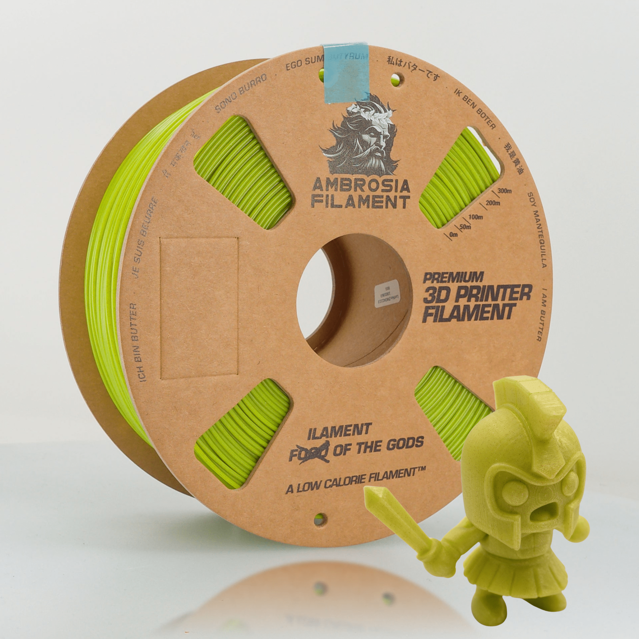 AMBROSIA Galactic (Sparkle) PLA Filament of the Gods - 1KG Bambu AMS Friendly Cardboard Spools Premium 3D Printing Filament - West3D 3D Printing Supplies - AMBROSIA FILAMENT