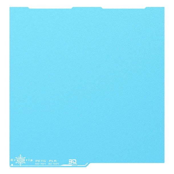 Biqu CryoGrip Pro FROSTBITE Build Plate for 3D Printers - Textured extreme grip plate - West3D 3D Printing Supplies - BTT
