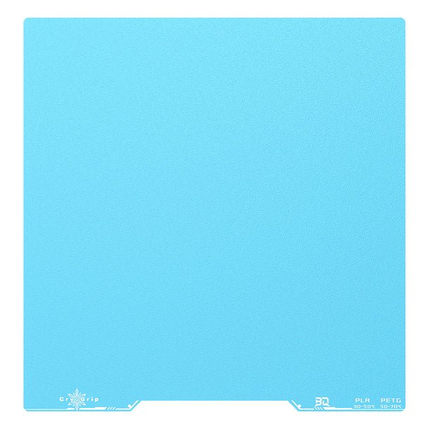 Biqu CryoGrip Pro FROSTBITE Build Plate for 3D Printers - Textured extreme grip plate - West3D 3D Printing Supplies - BTT