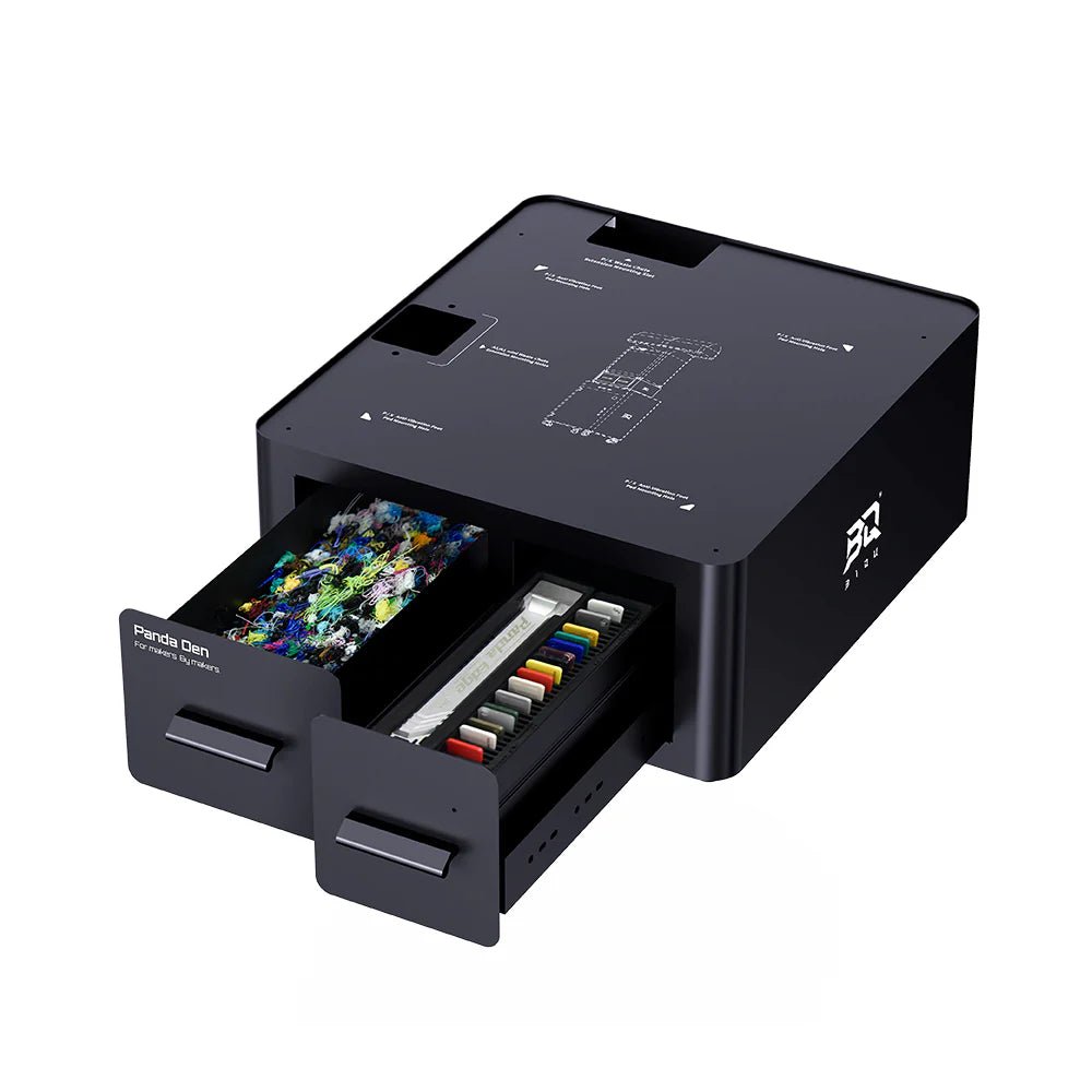 Biqu Panda Den Air Stackable Storage Box for Bambu Lab A/P/X Series (A1, P1, P2, X1) - West3D 3D Printing Supplies - BTT