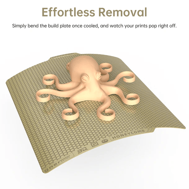 Biqu Panda Designer Series Build Plate for Bambu Labs P1 and X1 - Double Sided Honeycomb and Houdstooth - West3D 3D Printing Supplies - BTT