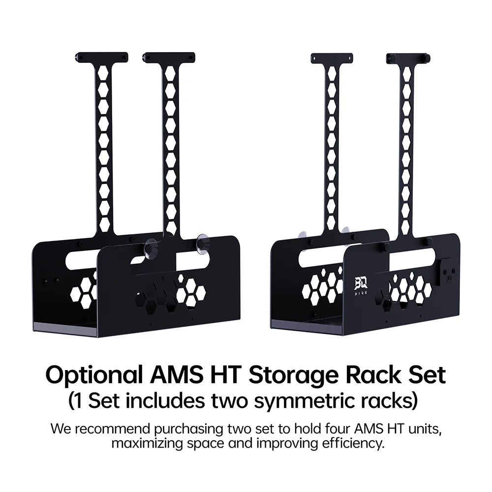 Biqu Panda Perch H2 and HT Add - on - Aluminum Mount for Two AMS and Multiple AMS HT for Bambu Lab H Series 3D Printer (H2D H2C H2S) - West3D 3D Printing Supplies - BTT