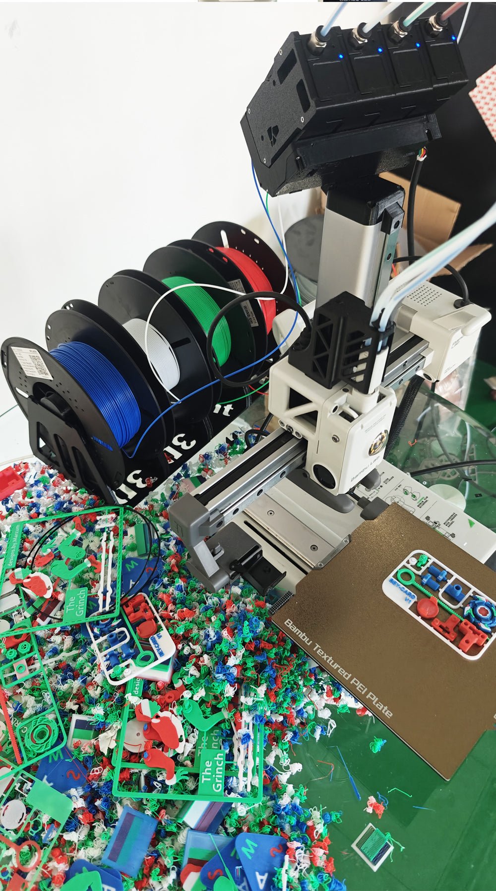 BMCU 370 DIY Multi - Filament System for Bambu A1 / A1 Mini - West3D 3D Printing Supplies - TriangleLab