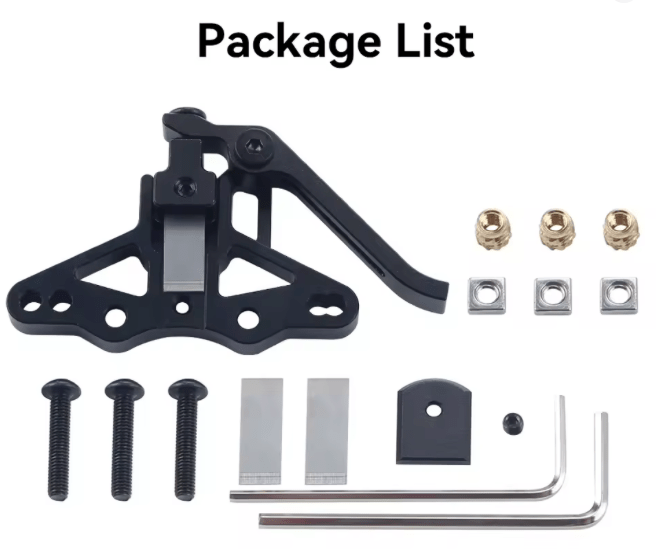 Crossbow CNC Filament Cutter for A4T, Sherpa Mini, Orbiter V2.5 and other Flat Top Extruders by DW Tas - West3D 3D Printing Supplies - FYSETC