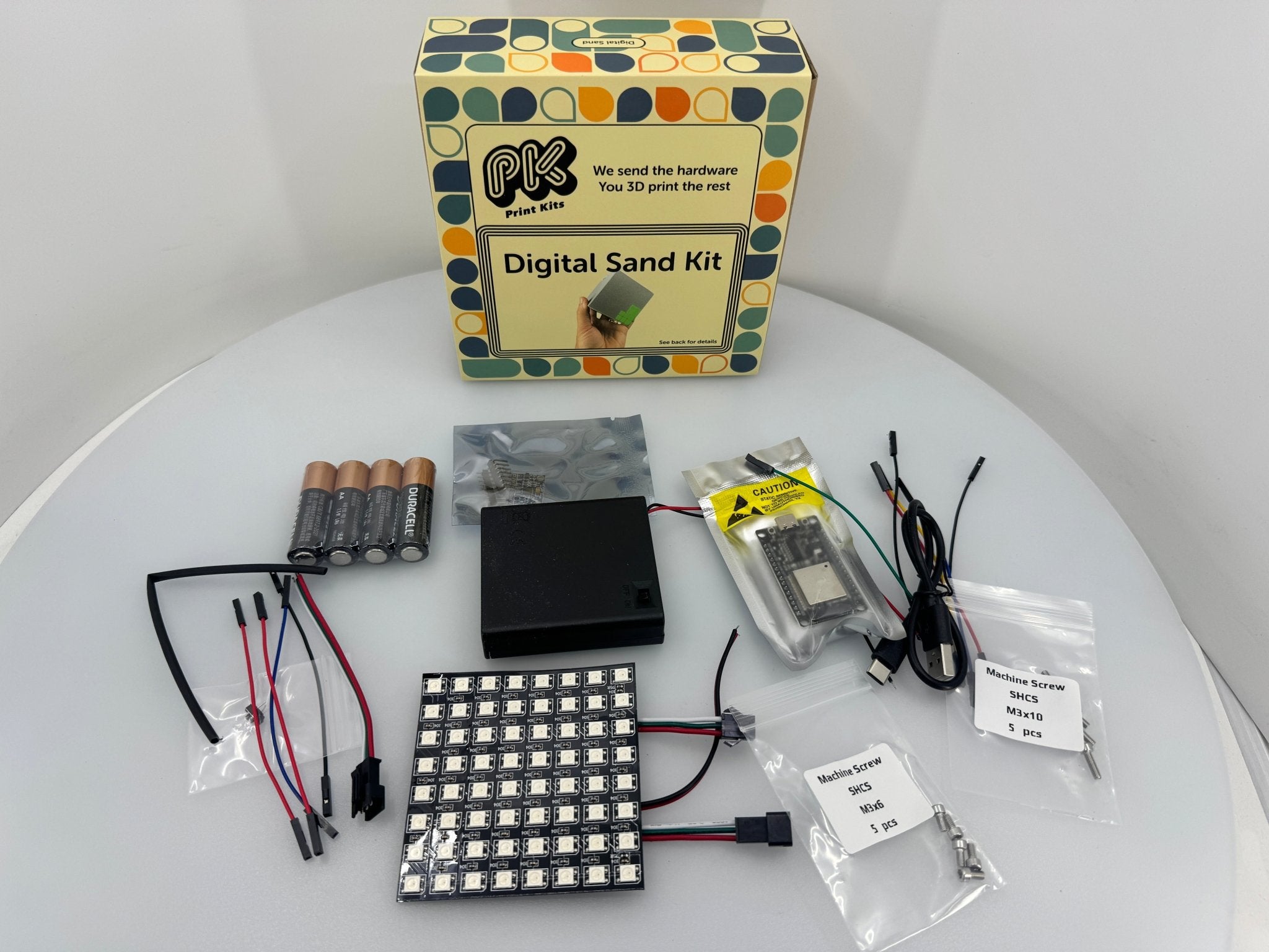 Digital Sand Simulation Toy Project Kit by PrintKits - West3D 3D Printing Supplies - PrintKits