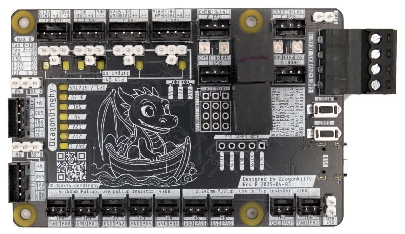 Dragon Dinghy multi - purpose expansion board for Klipper by Dragonkitty (DragonDinghy) - West3D 3D Printing Supplies - Replimat Labs