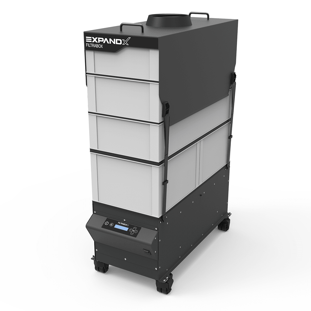 FiltraBox Expand X-3 – Extreme-Duty Industrial Filtration System for Maximum Airflow - West3D 3D Printing Supplies - OneLaser