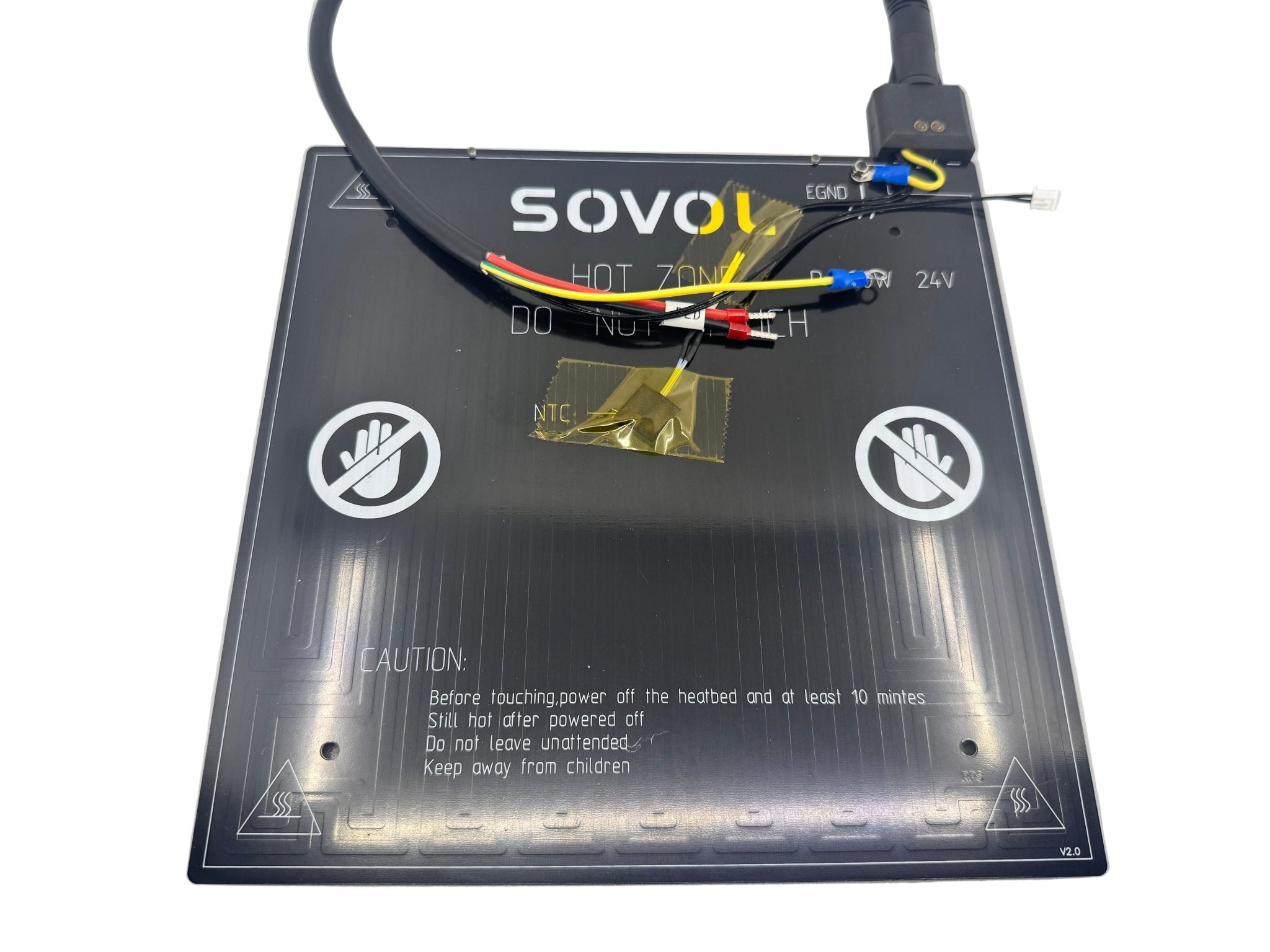 Hot Bed Kit (Build Plate Heater) for SOVOL SV07 (OEM) - West3D 3D Printing Supplies - SOVOL