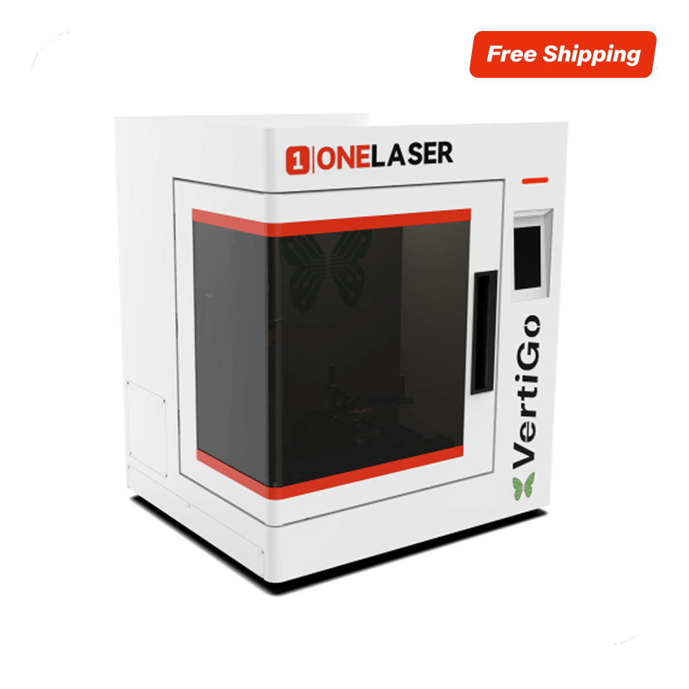 OneLaser VertiGo™ - Performance Rotary Laser for Drinkware (38W RF) - West3D 3D Printing Supplies - OneLaser
