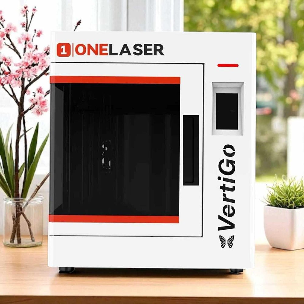 OneLaser VertiGo™ - Performance Rotary Laser for Drinkware (38W RF) - West3D 3D Printing Supplies - OneLaser