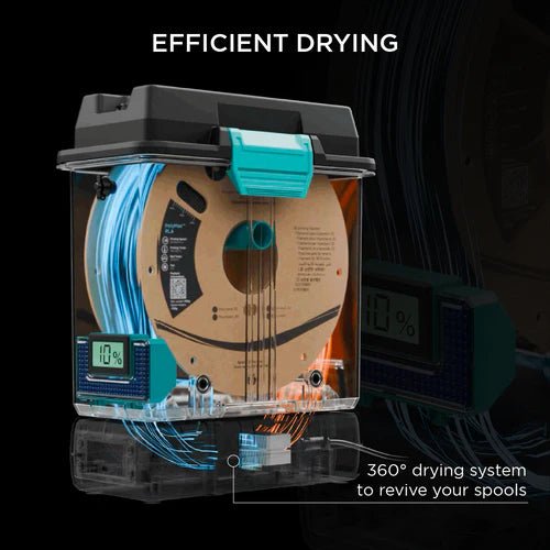 PolyDryer Dyer Dock and Storage Box by Polymaker and FabNotion - West3D 3D Printing Supplies - Polymaker