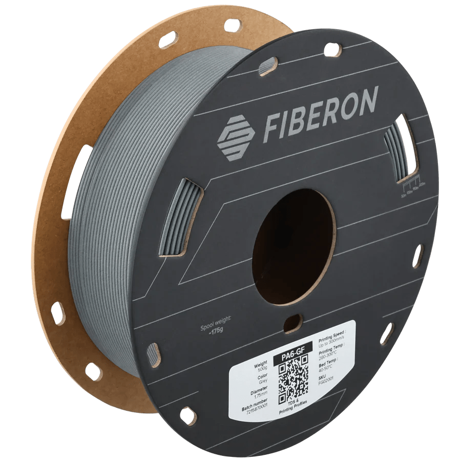 Polymaker Fiberon Engineering Filament - PA6 - GF25 (500g) - West3D 3D Printing Supplies - Polymaker