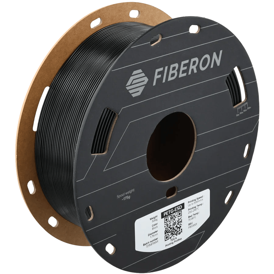 Polymaker Fiberon Engineering Filament - PETG - ESD (500g) - West3D 3D Printing Supplies - Polymaker