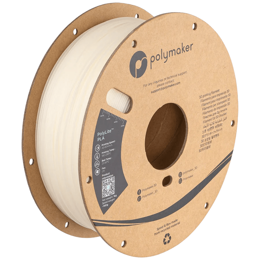 Polymaker PolyLite PLA 3D Printer Filament 1KG 1.75mm - West3D 3D Printing Supplies - Polymaker