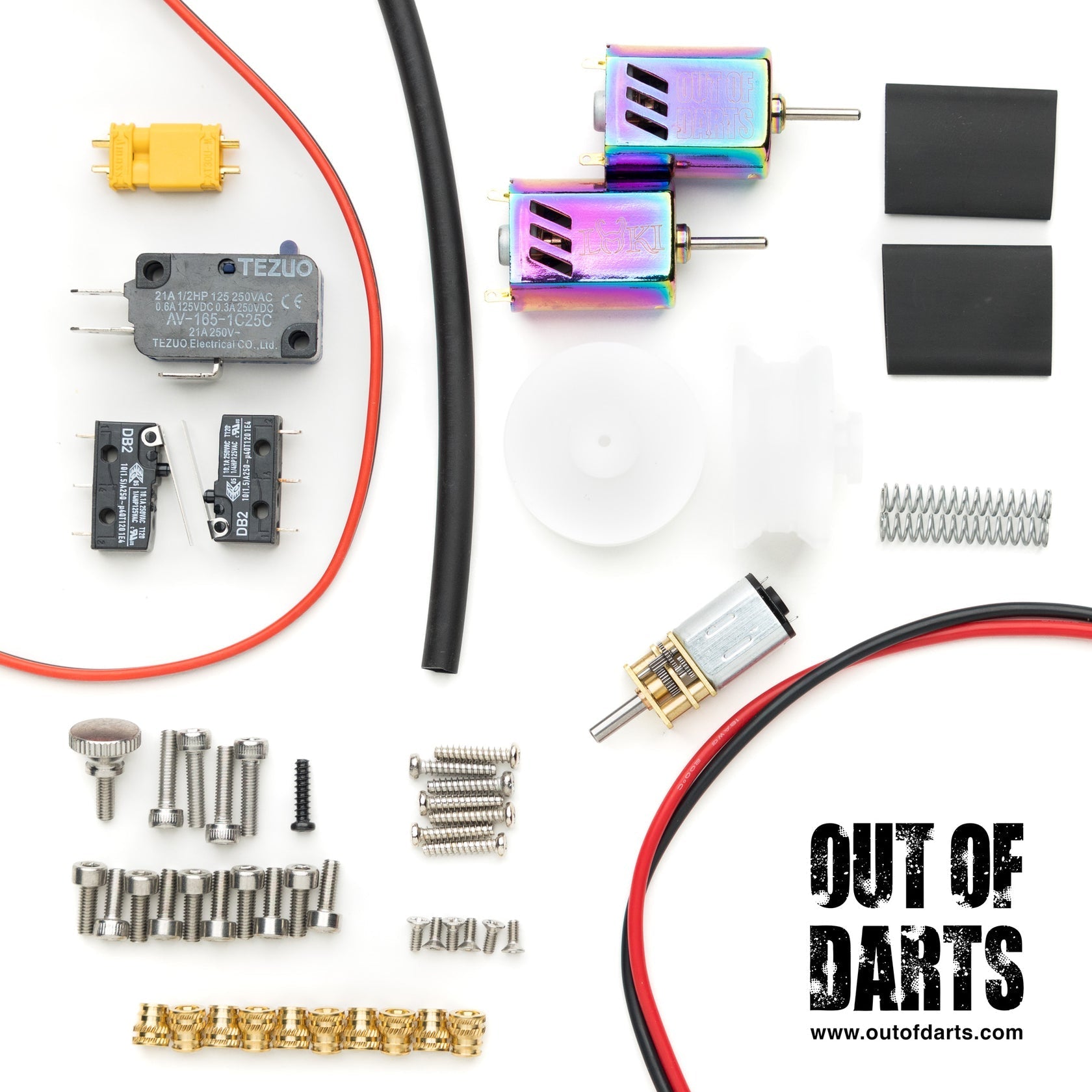 Quik by OFD - Hardware Kit - West3D 3D Printing Supplies - Out of Darts