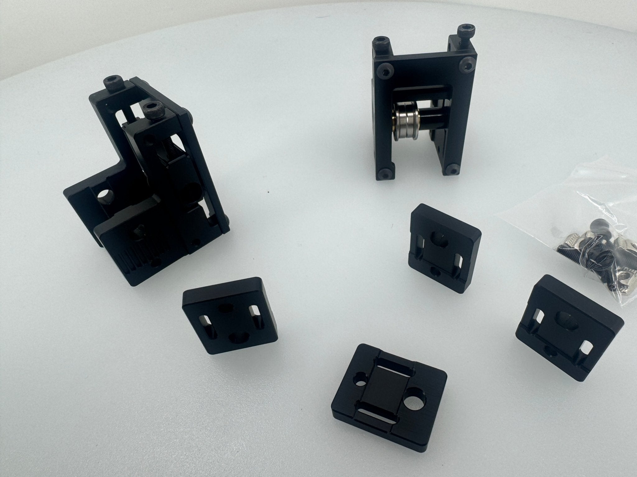 Rigid Aluminum Front Idlers For Voron Printers with 4 CNC Belt Clamps by Vitalii3D - West3D 3D Printing Supplies - Vitalii3D