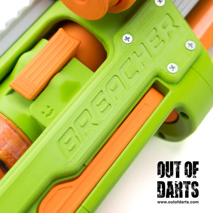 Sillybutts Breacher Hardware Kit - Out of Darts 3D Printed Foam Dart Blaster - West3D 3D Printing Supplies - Out of Darts