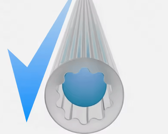 Star Shaped ultra - low friction Bowden / PTFE Tube 4OD 2.2ID 4x2.2 - West3D 3D Printing Supplies - Mellow