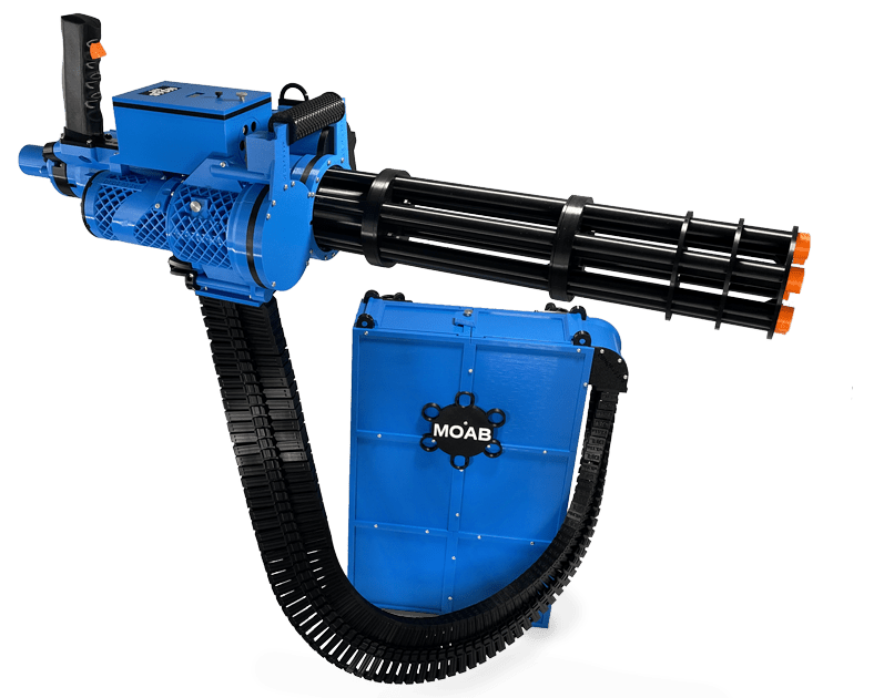 The Mother of All Blasters (MOAB) Dart Blaster Kit by GatlingTommy - 50 darts per second! - West3D 3D Printing Supplies - LDO Systems