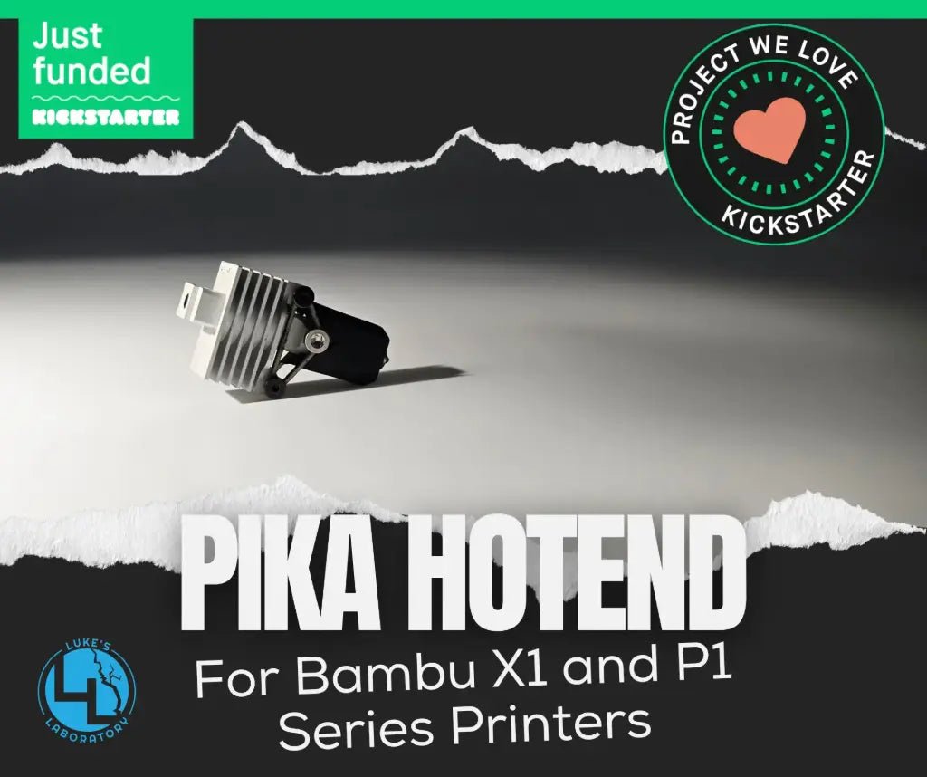 The Pika Hotend - Durable High Performance Hotend for Bambu Lab and others - West3D 3D Printing Supplies - Luke's Laboratory