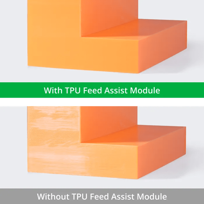 TPU Feed Assist Module for Bambu H2 / X1 / P1 / P2S / X2D - West3D 3D Printing Supplies - Bambu Lab
