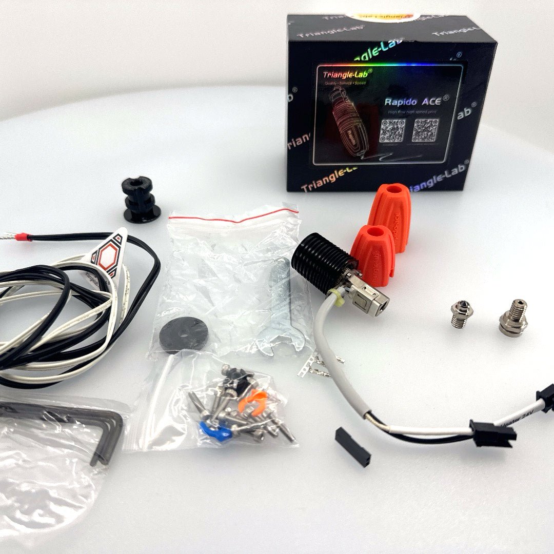 TriangleLab Rapido ACE Hotend (Hot End) HF / UHF with 104NT or PT1000 Thermistor - West3D 3D Printing Supplies - Trianglelab