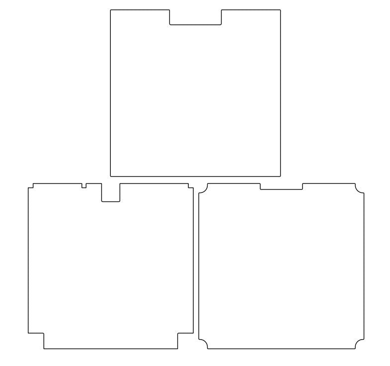 Voron Trident R2 - Bottom, Deck and Rear Panels - West3D 3D Printing Supplies - MandalaRoseWorks