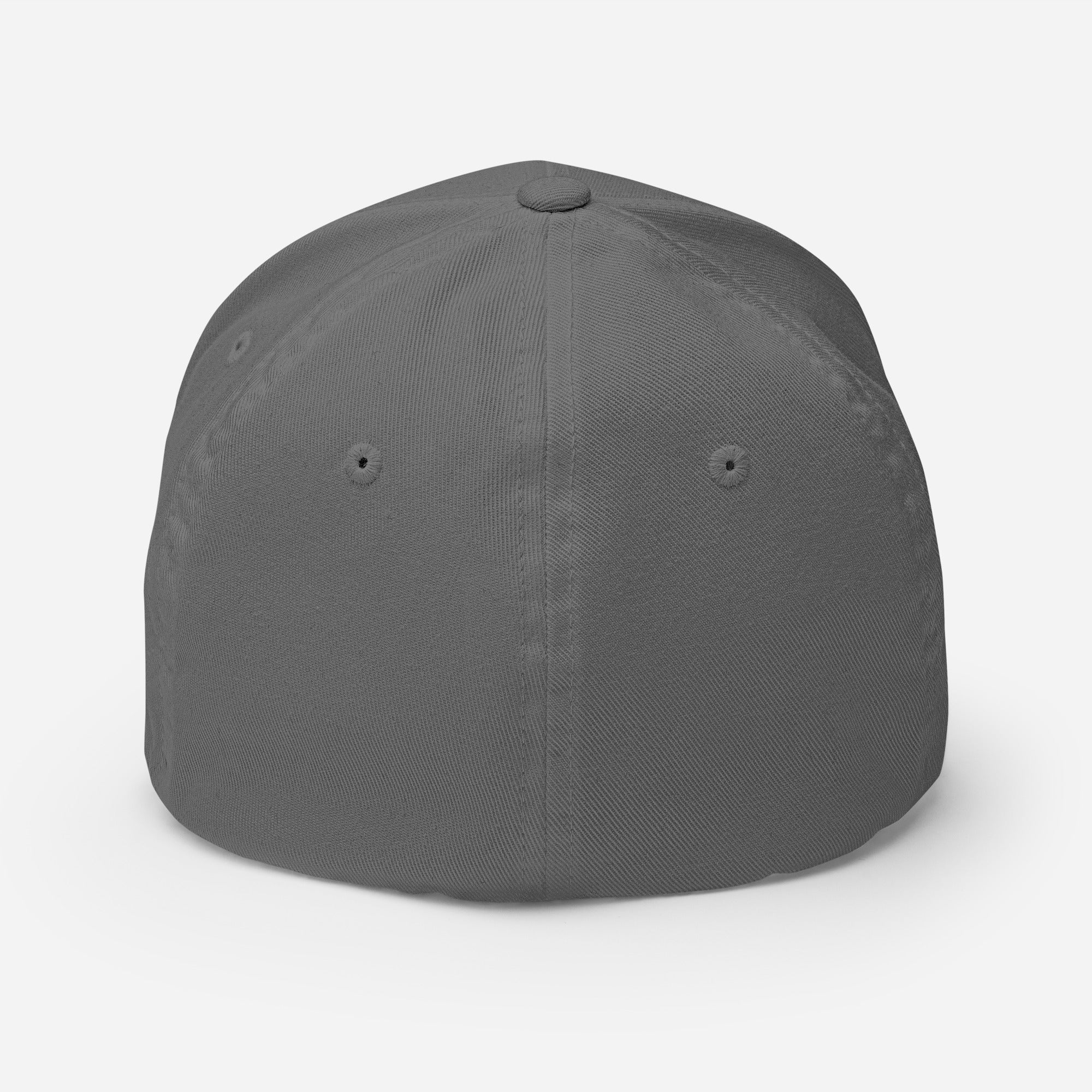 West3D Closed Back Structured Cap - FlexFit - Grey - West3D 3D Printing Supplies - West3D Printing