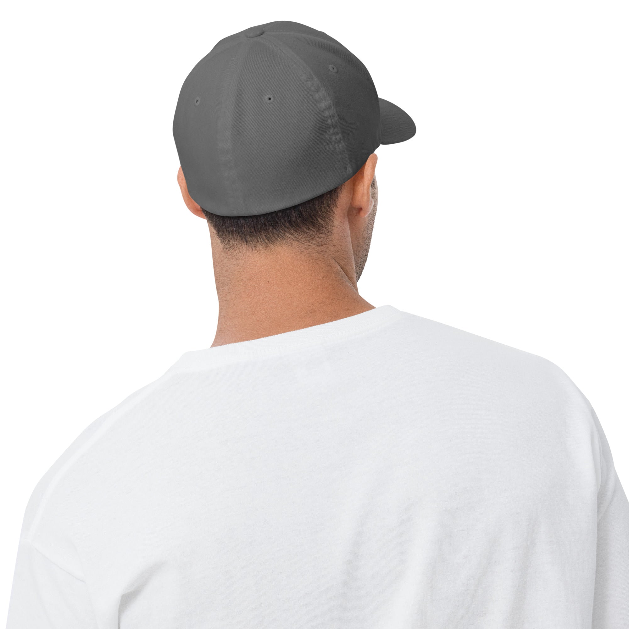 West3D Closed Back Structured Cap - FlexFit - Grey - West3D 3D Printing Supplies - West3D Printing