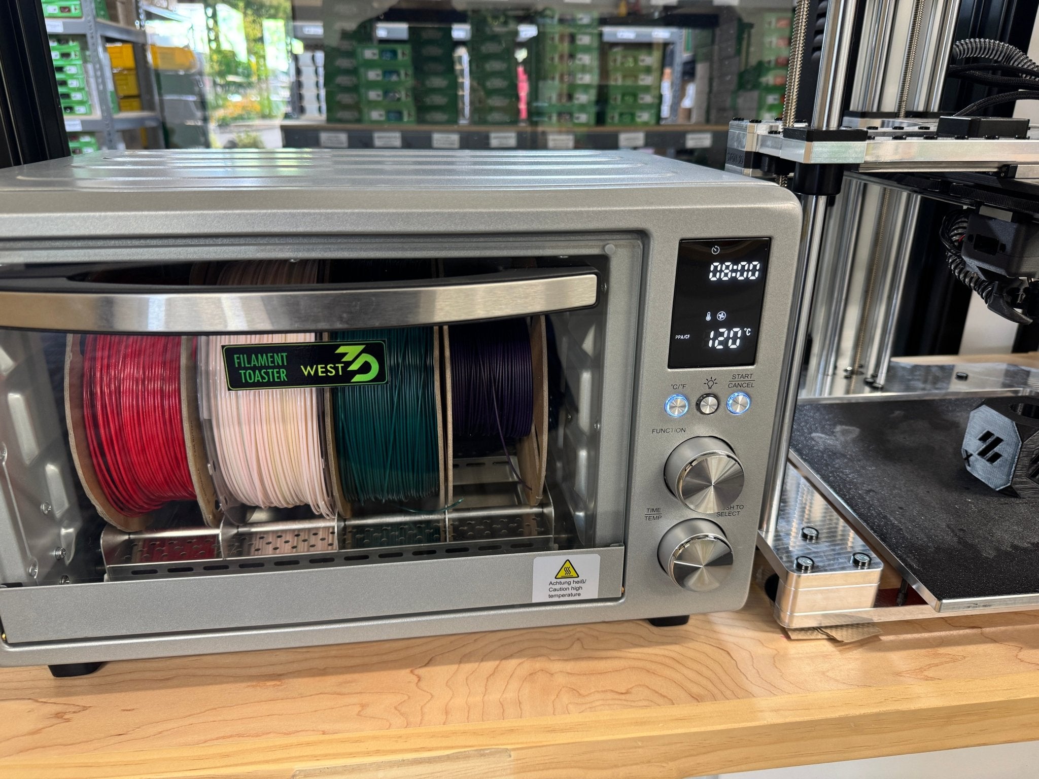 West3D Filament Toaster - High Temperature Filament Dryer for all filament types - West3D 3D Printing Supplies - West3D 3D Printing Supplies
