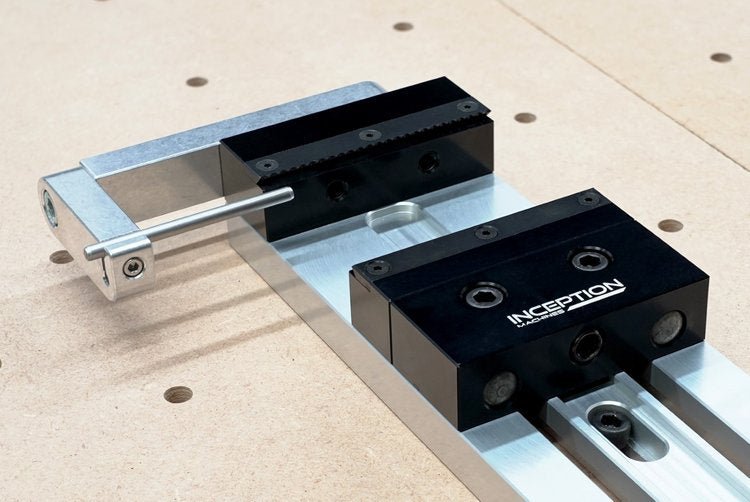 Work Stop for Low Profile Vice by Inception Machines - West3D 3D Printing Supplies - Inception Machines