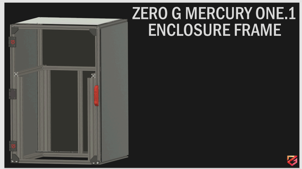 Zero G Mercury One.1 Nebula Frame Kit (Pro and Plus) Multiple Colors - West3D 3D Printing Supplies - LDO Systems