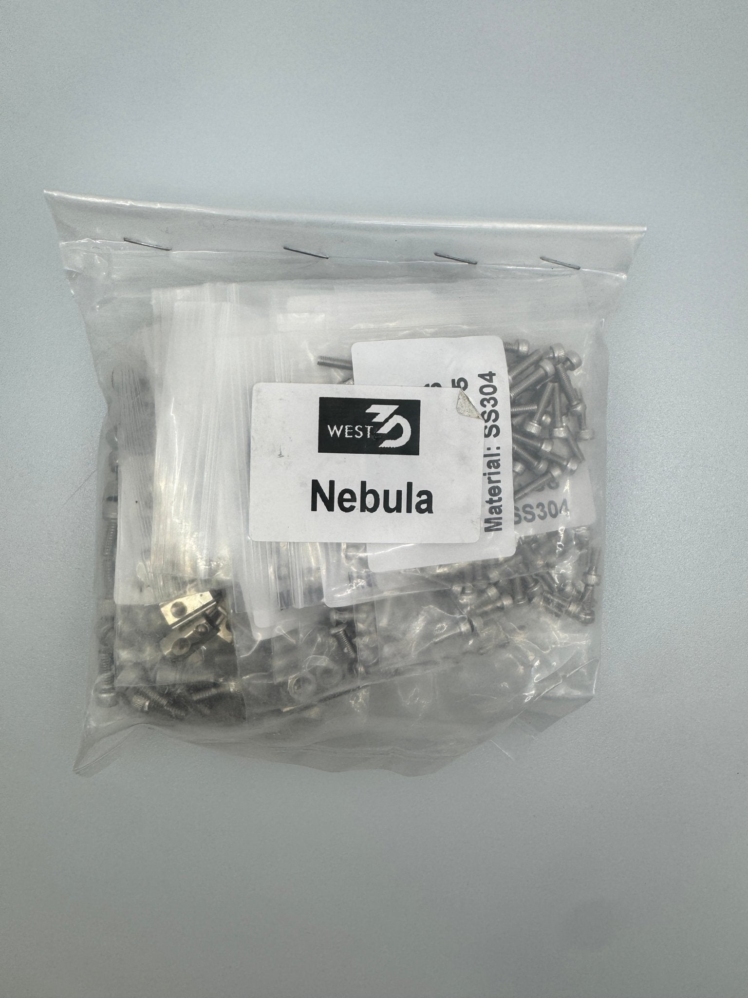Zero G Mercury One.1 Nebula Pro and Nebula Plus Stainless Steel Fastener Kit (BDF) - West3D 3D Printing Supplies - WEST3D