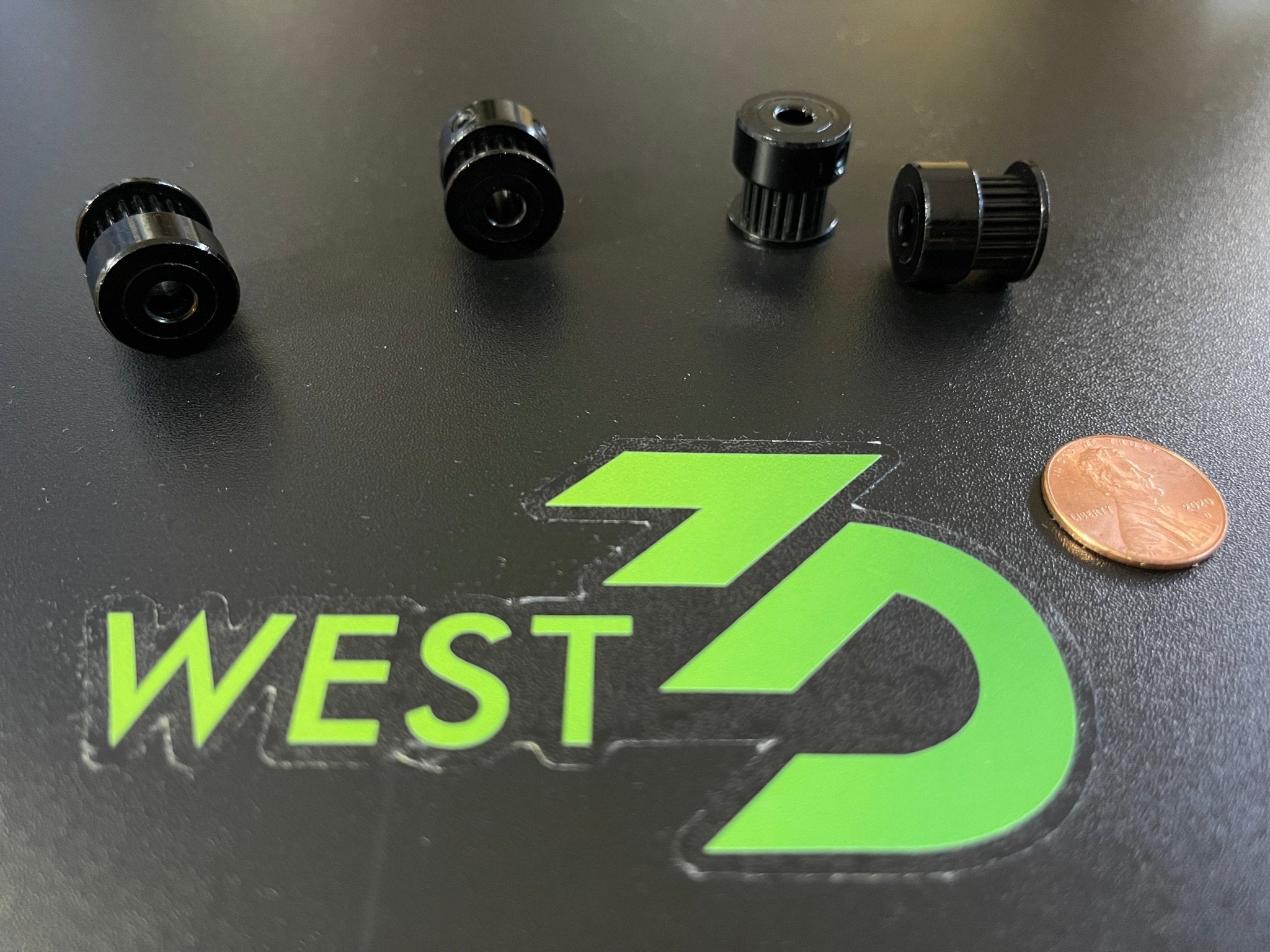 Black Pulleys and Idlers (GT2 20T, GT2 16T) - West3D Printing - NA