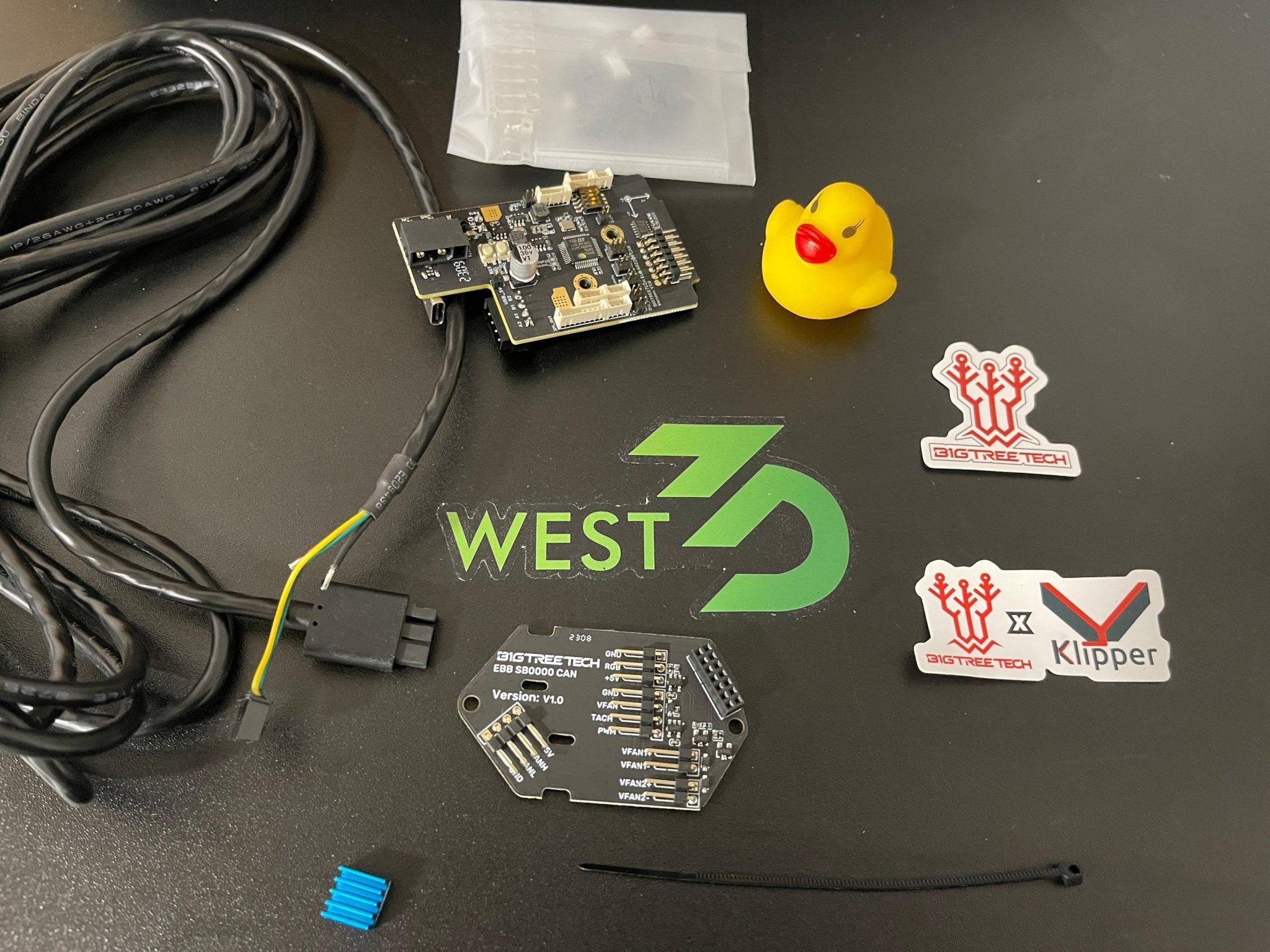 BTT EBB SB2209 CAN bus PCB for Stealthburner w/ Harness and Connectors - Complete - West3D Printing - BTT