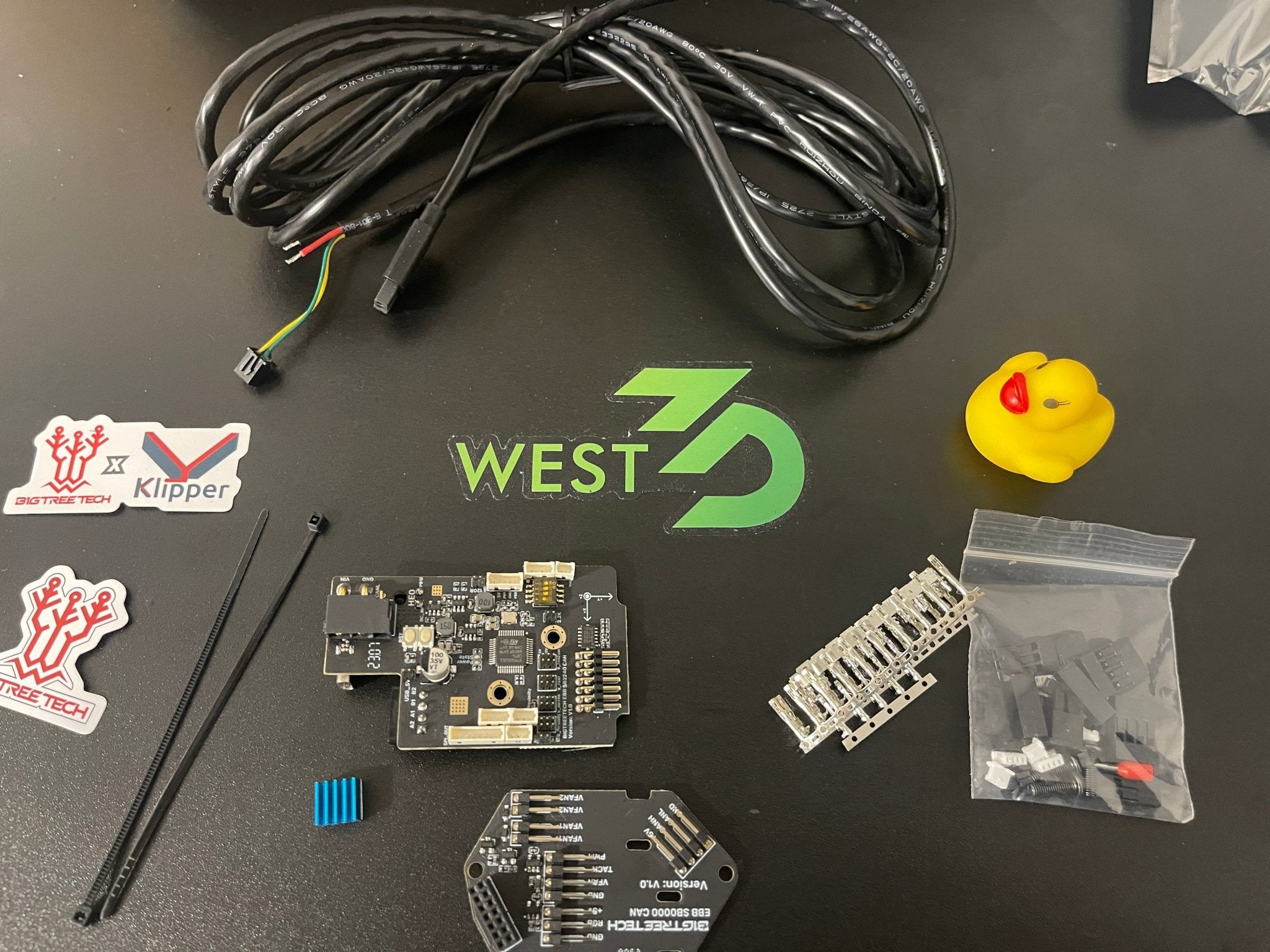 BTT EBB SB2240 CAN bus PCB for Stealthburner w/ Harness and Connectors - Complete - West3D Printing - BTT