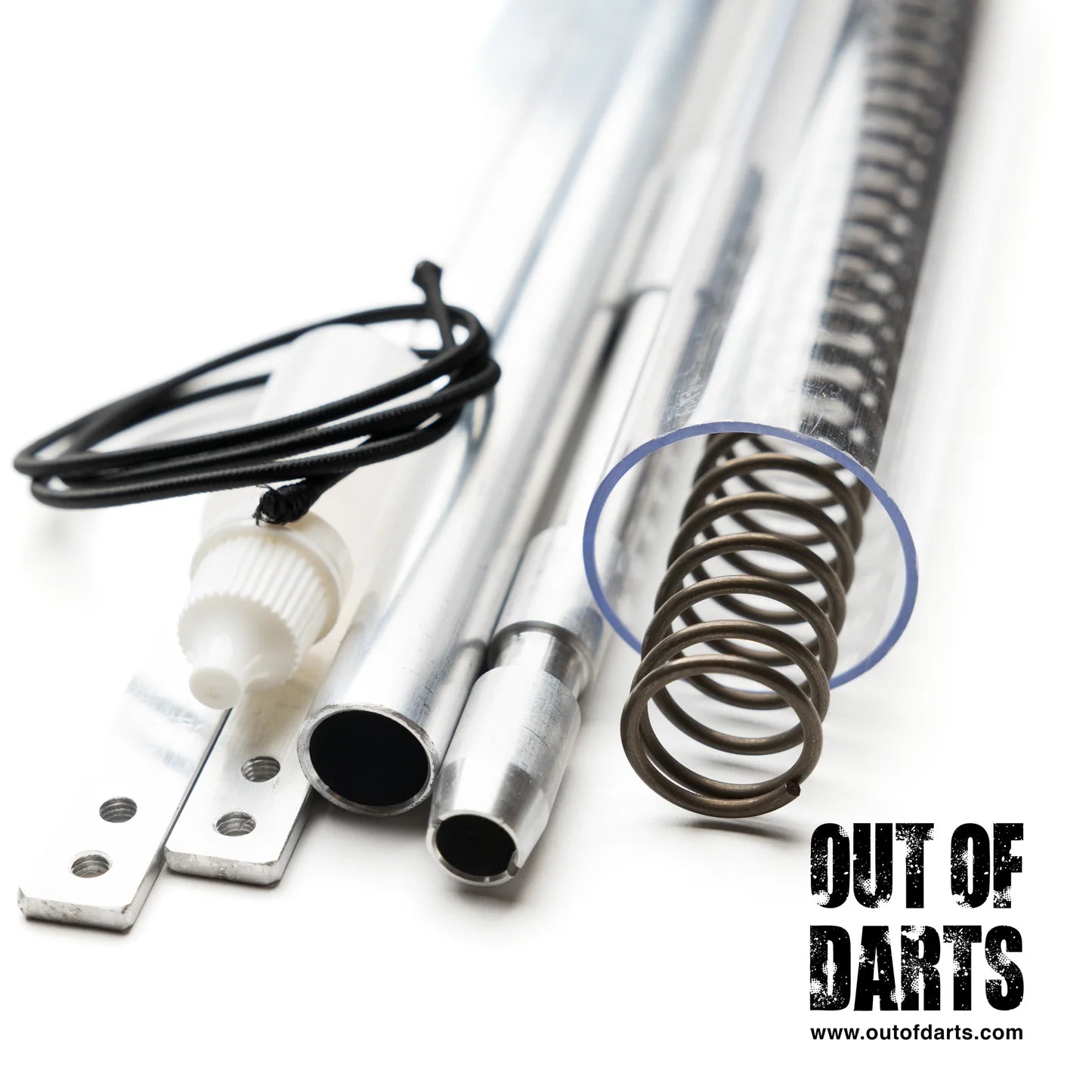 Caliburn Dart Blaster by Captain Slug - Hardware Kit - with Bonus Spring - 14in - West3D 3D Printing Supplies - Out of Darts