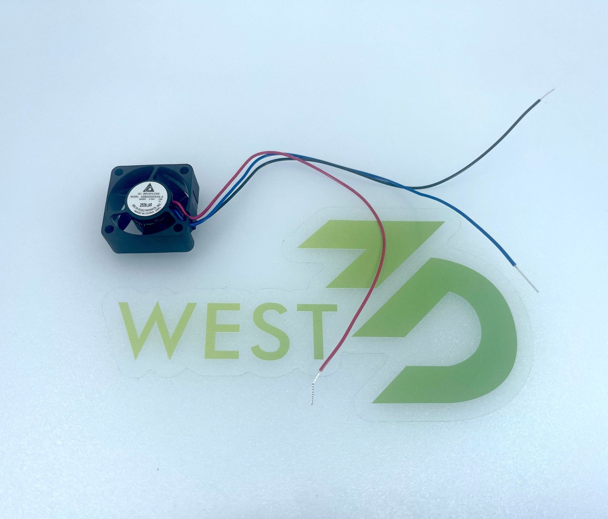 Delta 2510 5V 3 Pin Wire Axial Fan ASB02505SHA-AY6B - West3D Printing - Delta