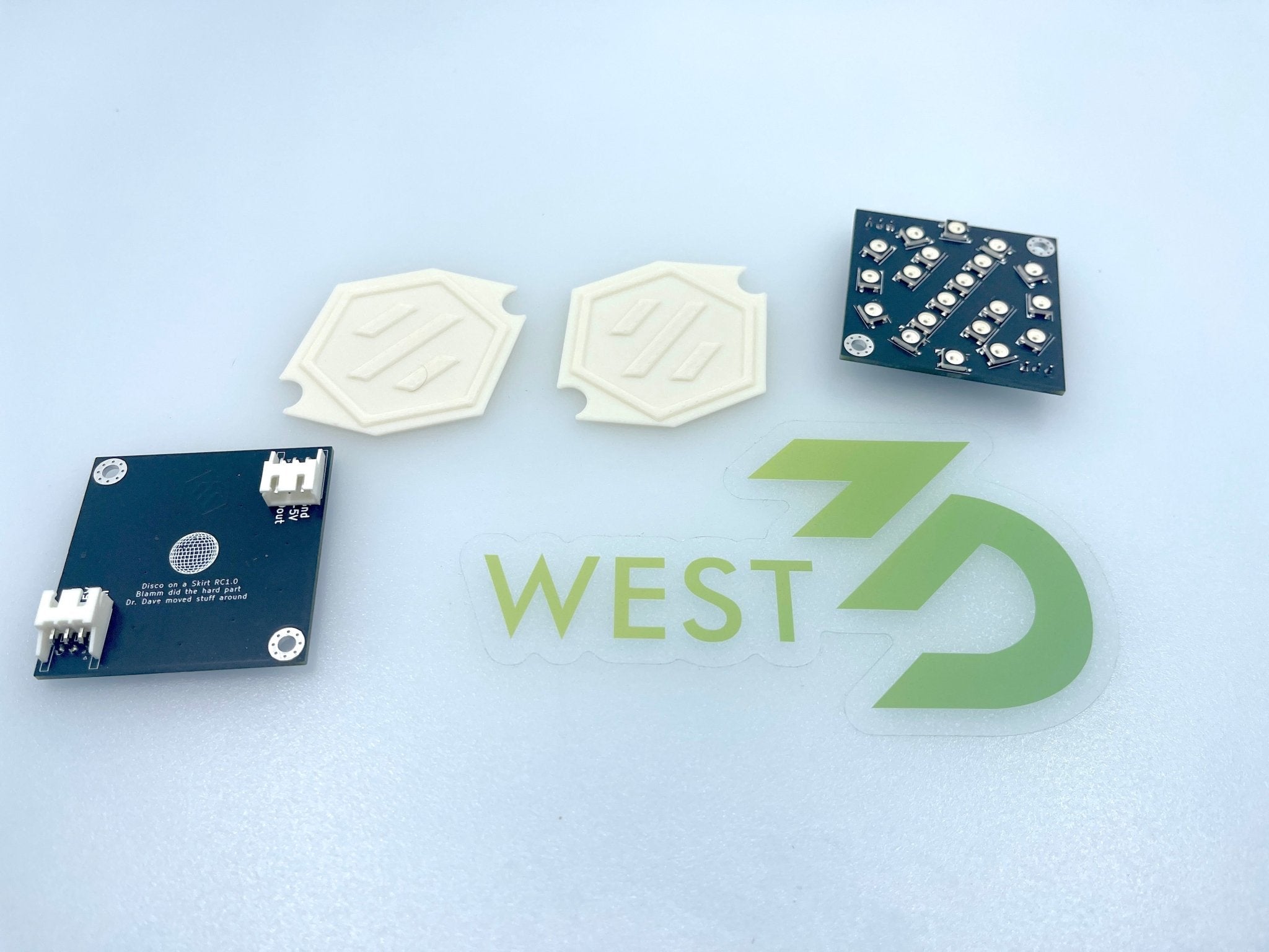 Dr. Dave's LED Disco Skirts bundle with diffusers - West3D Printing - X.R. Bunker